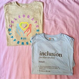 Autism Advocate T-Shirts x2| Size XL